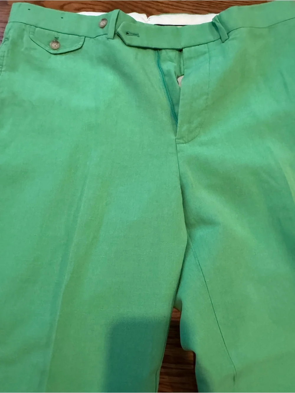 Polo Golf Ralph Lauren green linen pants